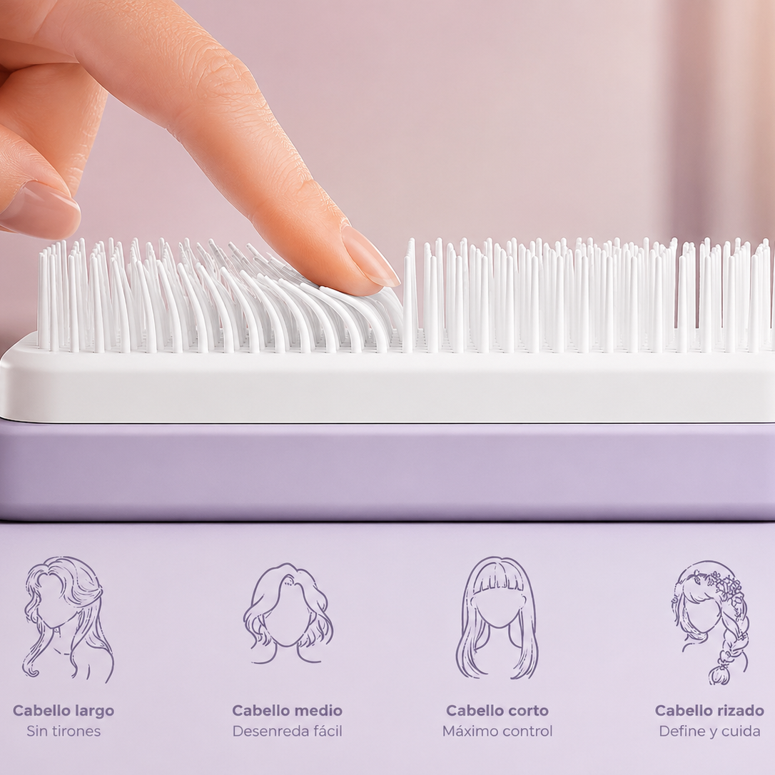360° Self-Cleaning Detangling Hair Brush
