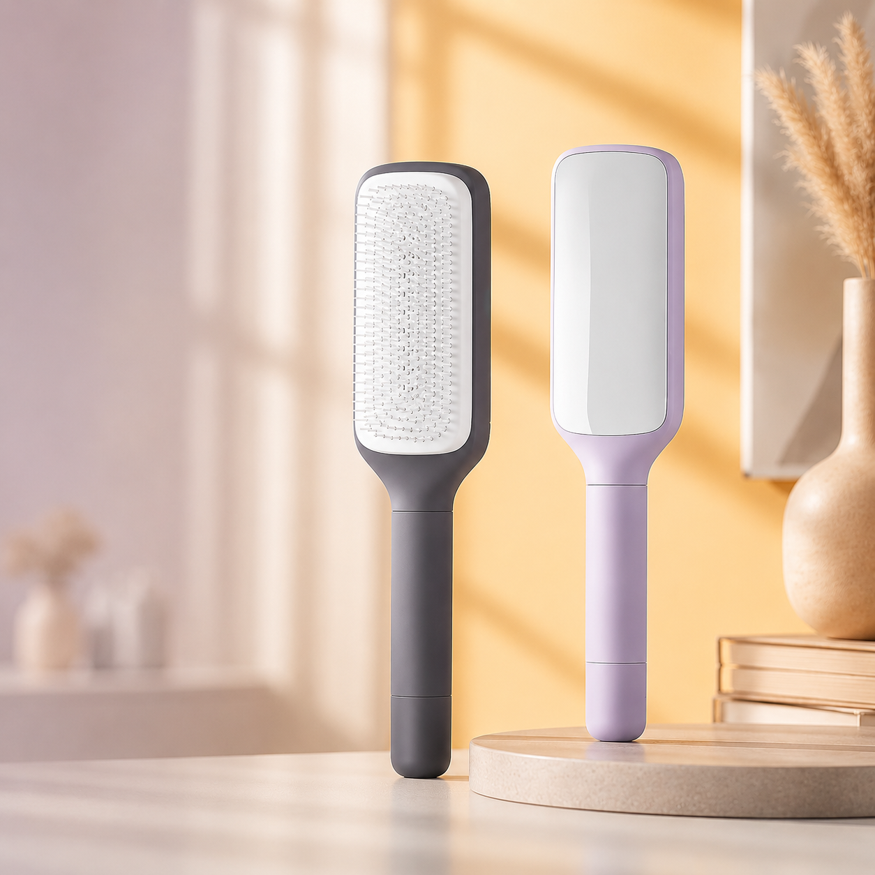 360° Self-Cleaning Detangling Hair Brush